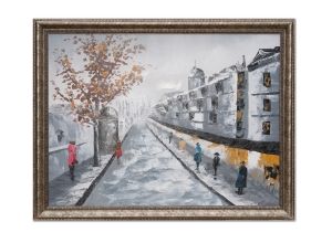 Oil painting - Winter story