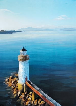 Oil painting Lighthouse