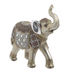 Decorative figure Golden Elephant