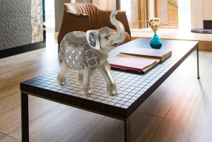Decorative figure Golden Elephant