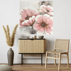 Oil painting Rose gold