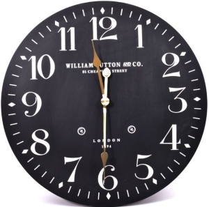 Wall clock William Hutton 1894 D60cm.